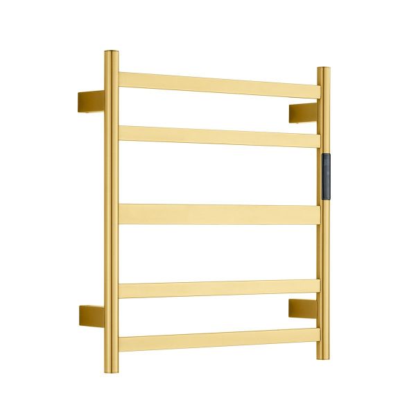 Полотенцесушитель электрический RAGLO R350.01.03 настенный сенсорный с терморегулятором, сатин золотой