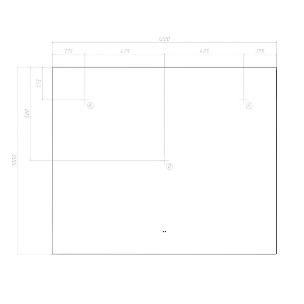 Зеркало VIGO Quadro Comfort 1200, артикул 147