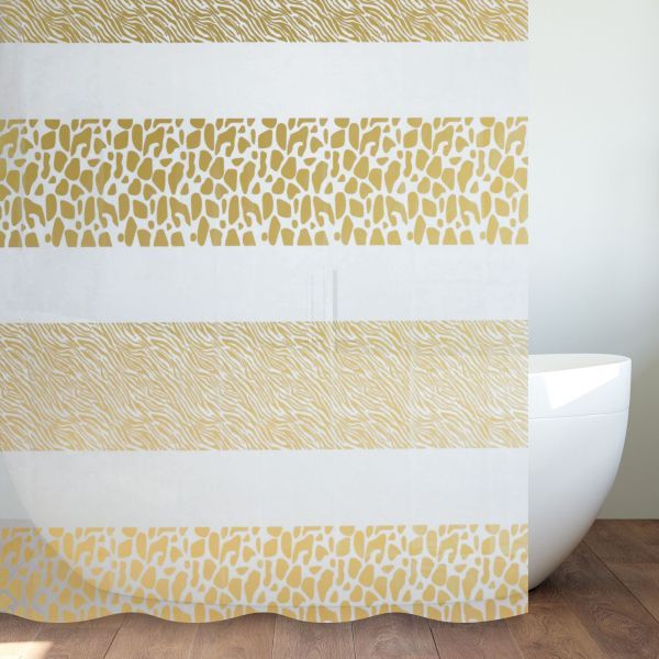 Штора для ванной комнаты Savol S-8PEVA05, полосы