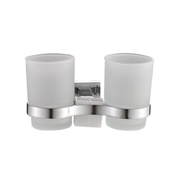 Стакан для ванной комнаты двойной Haiba HB8608, хром