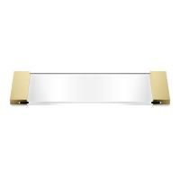 Decor Walther Classic Tab 34 Лоток универсальный 34x12см, прозрачное стекло, цвет: золото
