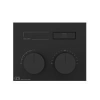 Gessi Hi-Fi Термостат для душа, 1 источник (внешняя часть), цвет: Black Metal PVD