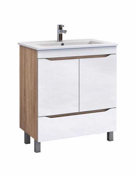 Тумба под раковину напольная VIGO Grani tn.GRI.OSK.75.2D.1Y дуб сонома, 75 см