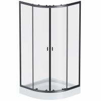 Душевой уголок AM.PM X-Joy Twin Slide 90x90 W88E-205-090BT с поддоном профиль Черный стекло прозрачное Душевой уголок AM.PM X-Joy Twin Slide 90x90 W88E-205-090BT с поддоном профиль Черный стекло прозрачное