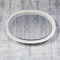 Laufen New Classic Зеркало в керамической раме с подсветкой LED 500х80х700 мм, цвет белый глянцевый