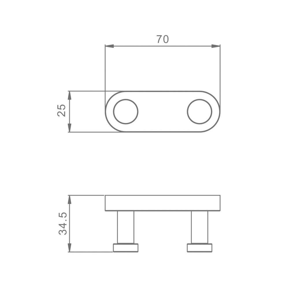 Крючок для ванной комнаты Raglo R300.052.09, графит