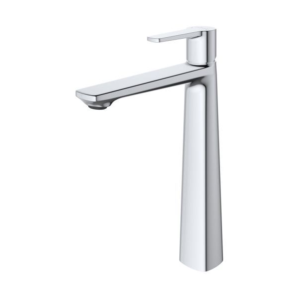 LUX-LC-01-W0 Смеситель для накладных раковин однорычажный, без донного клапана, хром