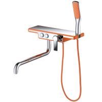 Смеситель для ванны D&K Berlin Kunste DA1443313 Хром Оранжевый