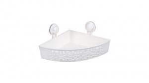 Полочка угловая одноэтажная Grampus Blonde, GR-7086, белая