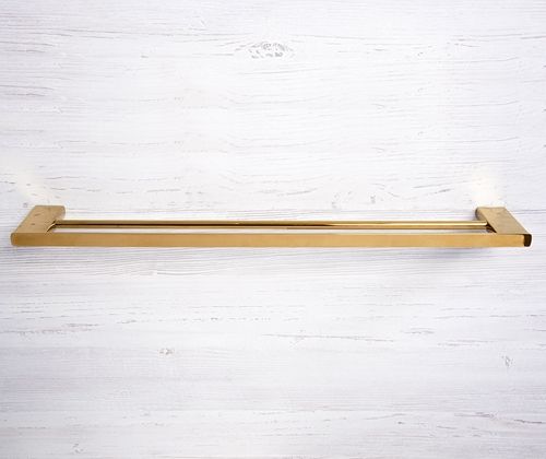 Полотенцедержатель WasserKRAFT Sauer K-7940 двойной Золото глянцевое Полотенцедержатель WasserKRAFT Sauer K-7940 двойной Золото глянцевое