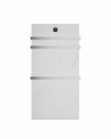 Полотенцесушитель электрический с греющей плитой Белый мрамор WONZON & WOGHAND, Брашированный никель (WW-A503-BR) Полотенцесушитель электрический с греющей плитой Белый мрамор WONZON & WOGHAND, Брашированный никель (WW-A503-BR)