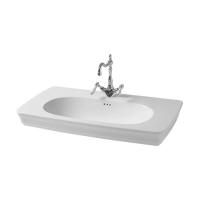 Artceram CIVITAS Раковина-консоль подвесная 90х50 см, са 1 отв под смес. с крепл, цвет белый