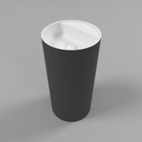 Умывальник WHITECROSS Pantheon D=43 (черный/белый мат) иск. камень Умывальник WHITECROSS Pantheon D=43 (черный/белый мат) иск. камень