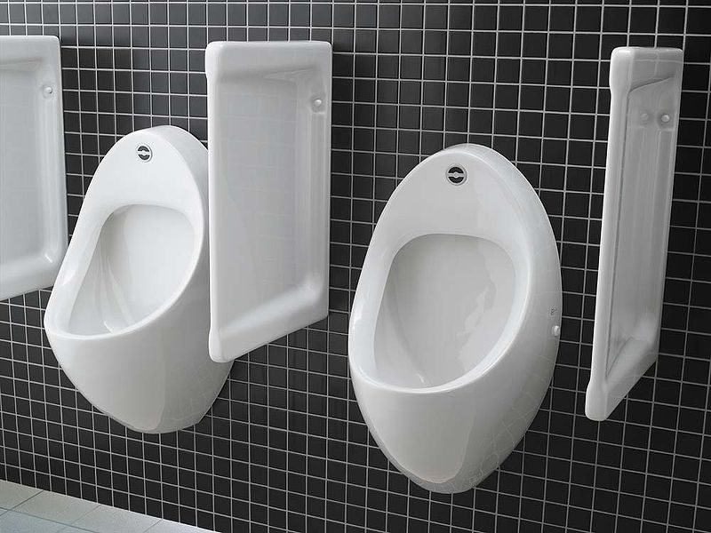 Писсуар Vitra Arkitekt 4106B003-5291 подвод воды сзади с инфракрасным датчиком Писсуар Vitra Arkitekt 4106B003-5291 подвод воды сзади с инфракрасным датчиком