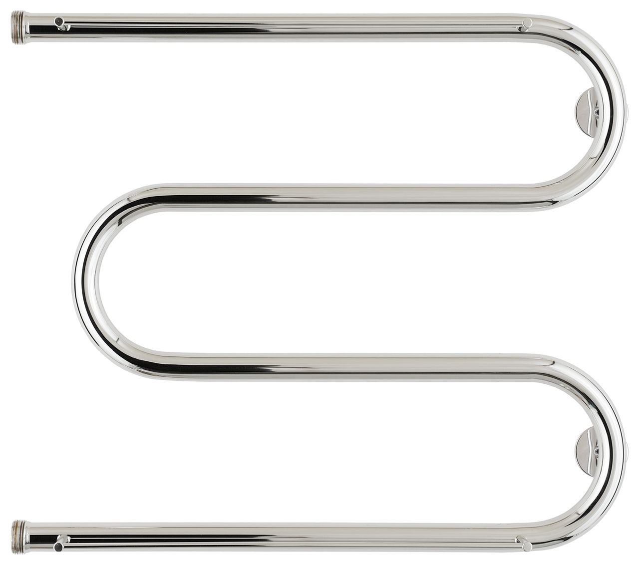 Полотенцесушитель "СТИЛЬЕ" М-обр. 2П 500х650 резьба-сгон 1" (Без покрытия) Полотенцесушитель "СТИЛЬЕ" М-обр. 2П 500х650 резьба-сгон 1" (Без покрытия)