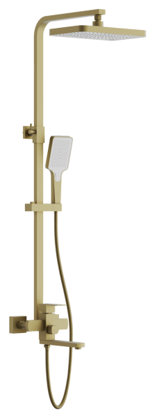 Душевая система BELZ B24817-5, брашированное золото