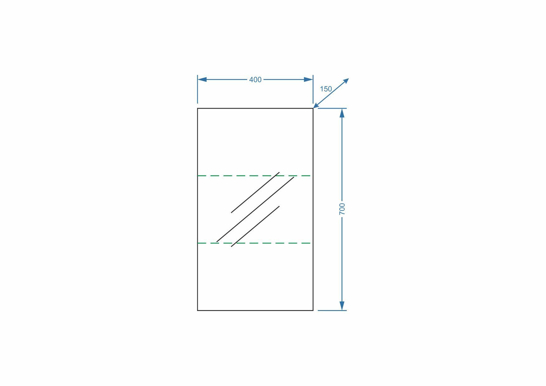 Зеркало-шкаф "Альда 40"
