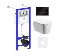 Комплект 6 в 1 Lavinia Boho Bell Pro Rimless 77050124, премиум с пластиковой клавишей