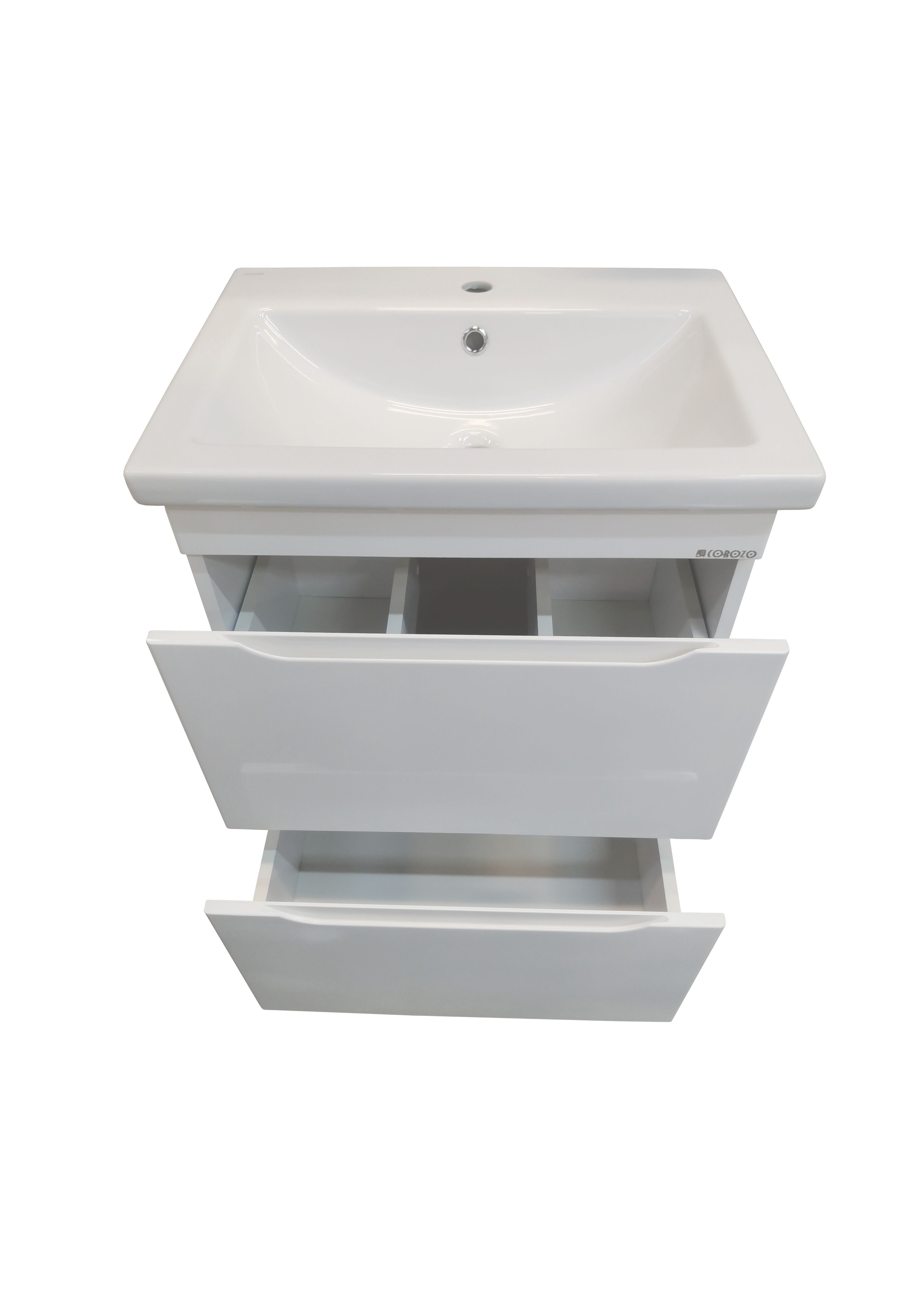 Тумба "Мадисон 80 Z2", Люкс белая, Сомо 80 / Фостер 80