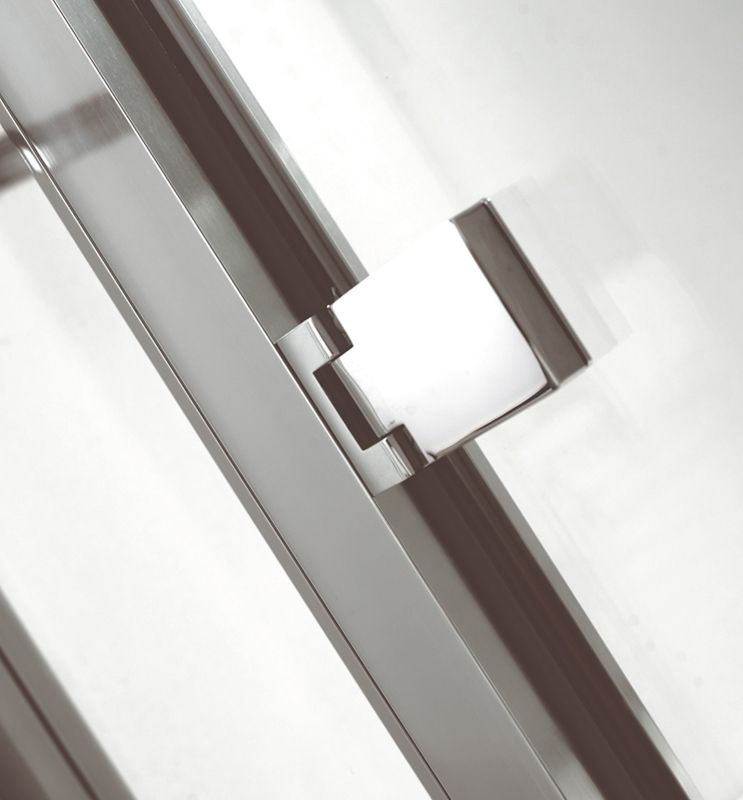 Душевой уголок Cezares Porta A-2 100x100 PORTA-D-A-2-100-P-Cr профиль Хром стекло рифленое