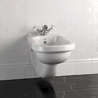 Devon Blues Биде подвесное (55х34.0 см) с 1 отверстиями под смеситель, цвет: белый