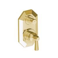 Stella Eccelsa Внешняя часть встраиваемого смесителя для ванны/душа 3254MC P.V. с авт.переключателем, цвет: золото 24К