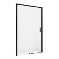 Дверь в нишу NEW TRENDY PRIME BLACK 110х200 1/L D-0318A (черный)