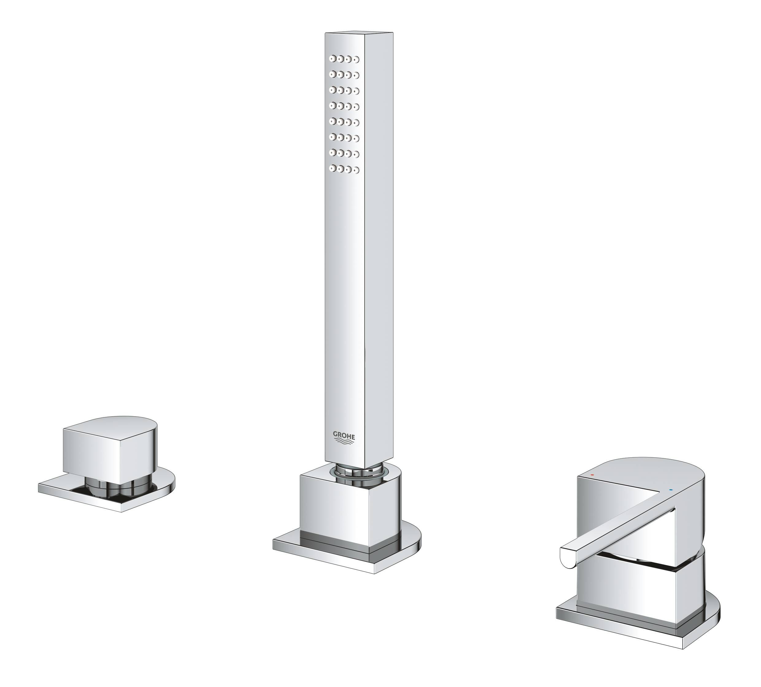 Смеситель для ванны на 3 отверстия GROHE Plus (23845003)