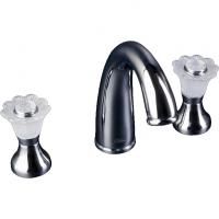 Смеситель для раковины на 3 отверстия,  Camelia хром_Комплект