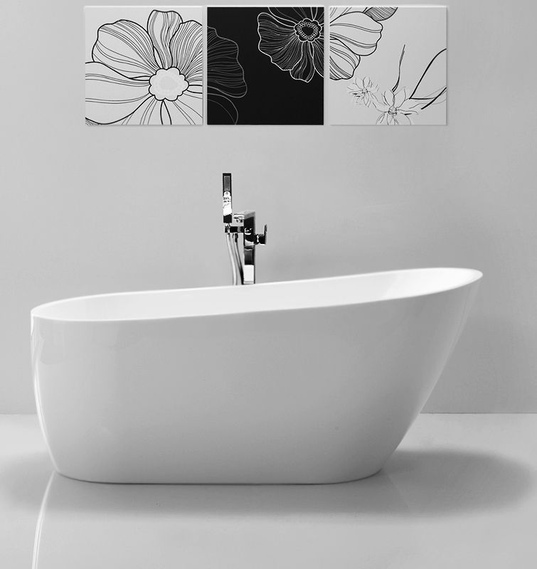 Акриловая ванна BelBagno BB62 170x72 без гидромассажа Акриловая ванна BelBagno BB62 170x72 без гидромассажа