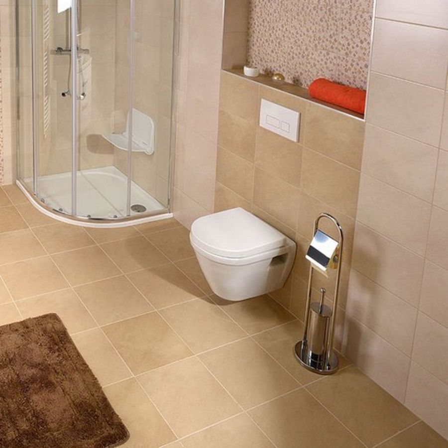 Стойка напольная SAMBA держатель туалетной бумаги и ершика, хром, Sapho