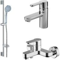 Комплект смесителей Bravat Stream F00310C 3 в 1 Хром Комплект смесителей Bravat Stream F00310C 3 в 1 Хром