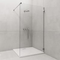 Душевая перегородка Radaway Euphoria V W1 Walk-in 130 фурнитура Хром стекло прозрачное