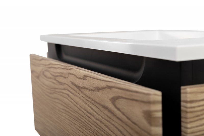 SLIDER База под раковину подвесная с одним выкатным ящиком, Bianco Opaco, 796x476x300, SLIDER-800-1C-SO-BO, артикул SLIDER-800-1C-SO-BO