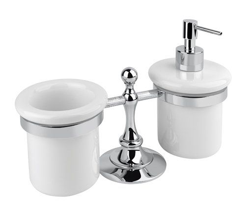 Стакан и диспенсер настольные CEZARES OLIMP-TDT