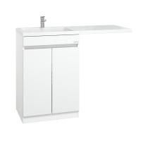 Тумба Onika Милтон Нова 58 напольная под стиральную машину, белая (ум. Kamilla 120/Марсал 120)