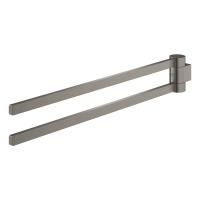 Держатель для полотенца GROHE Selection, двойной, поворотный, темный графит матовый (41063AL0) Держатель для полотенца GROHE Selection, двойной, поворотный, темный графит матовый (41063AL0)