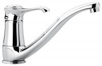 Emmevi Tiffany, кухонный смеситель с поворотным изливом, цвет белый-золото Emmevi Tiffany, кухонный смеситель с поворотным изливом, цвет белый-золото