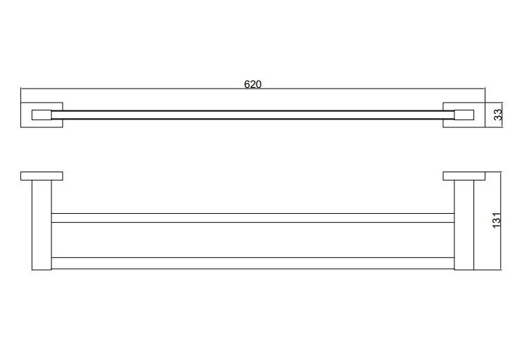 Полотенцедержатель BELZ B90209, хром, артикул B90209