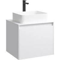 Mobi Корпус подвесной тумбы 60 см под умывальник , цвет белый глянец