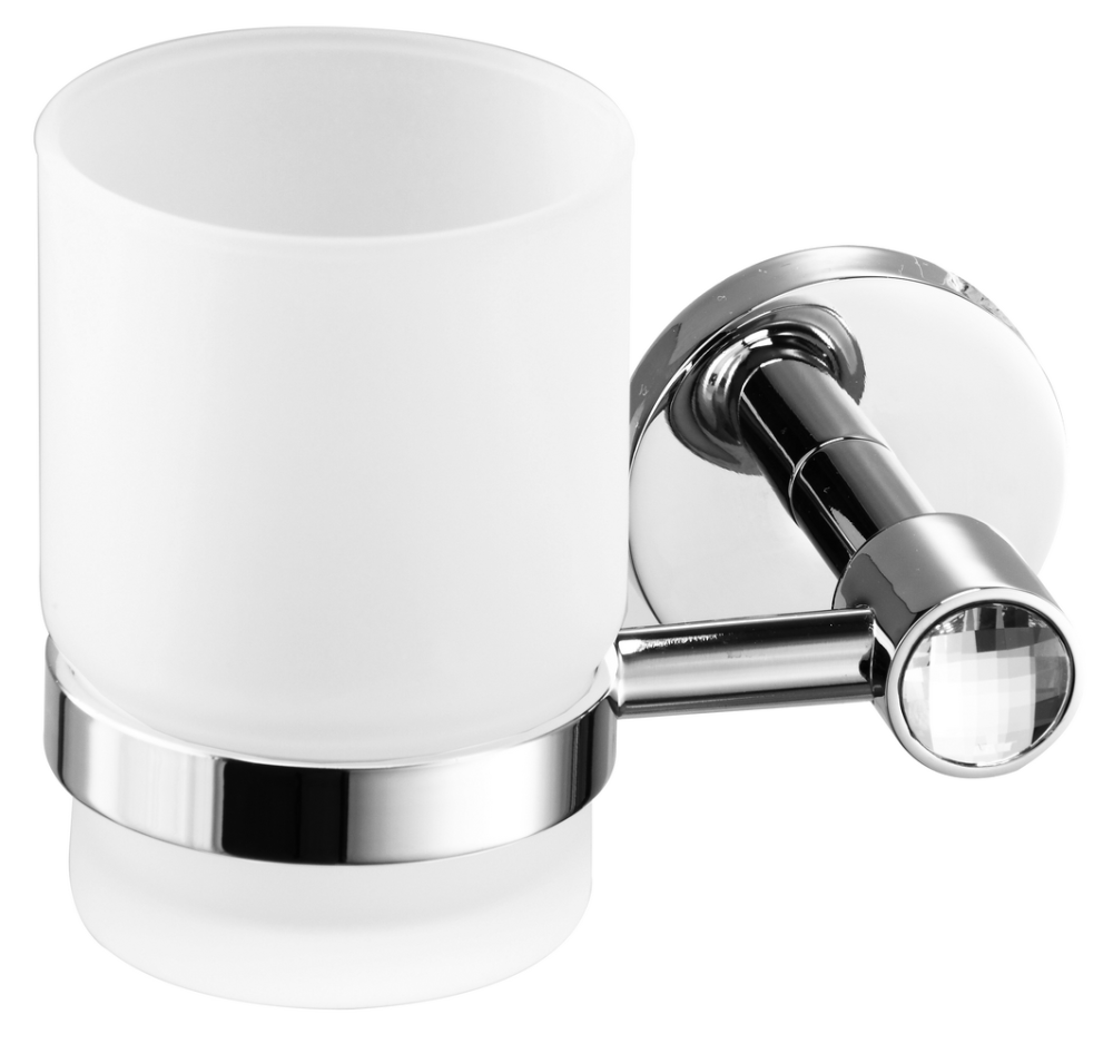 Sanibano Sahara, настенный стеклянный дозатор, цвет хром-кристаллы Swarovski crystal, артикул H9700/11CRС