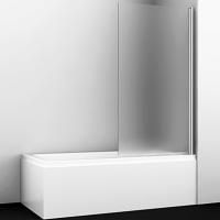 Berkel 48P01-80R Matt glass Стеклянная шторка на ванну, одностворчатая, правосторонняя, матовое стекло