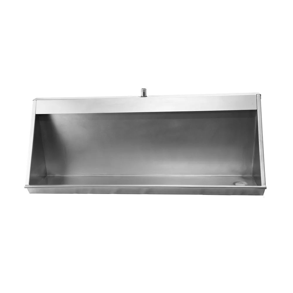 Писсуар коллективный антивандальный Тругор ПКА 1800 мм прав, сатин, артикул ПКА 1800 мм прав