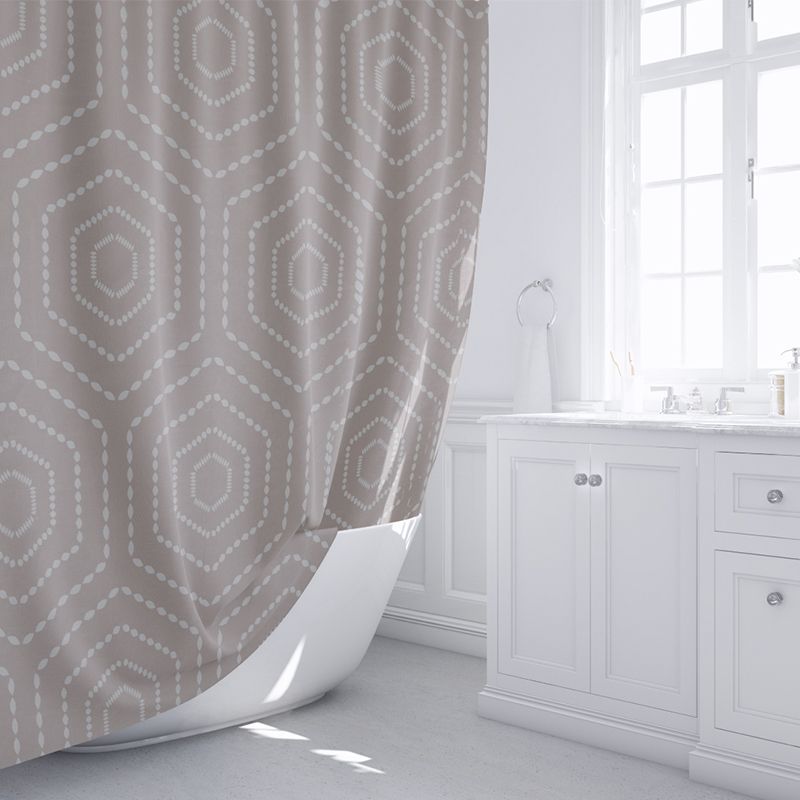 Штора для ванной комнаты FIXSEN DESIGN FX-1512, коричневый, артикул FX-1512