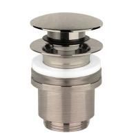 Gessi Донный клапан для раковины Stop&Go на 1 1/4", без слива-перелива, цвет Finox Brushed Nickel Gessi Донный клапан для раковины Stop&Go на 1 1/4", без слива-перелива, цвет Finox Brushed Nickel