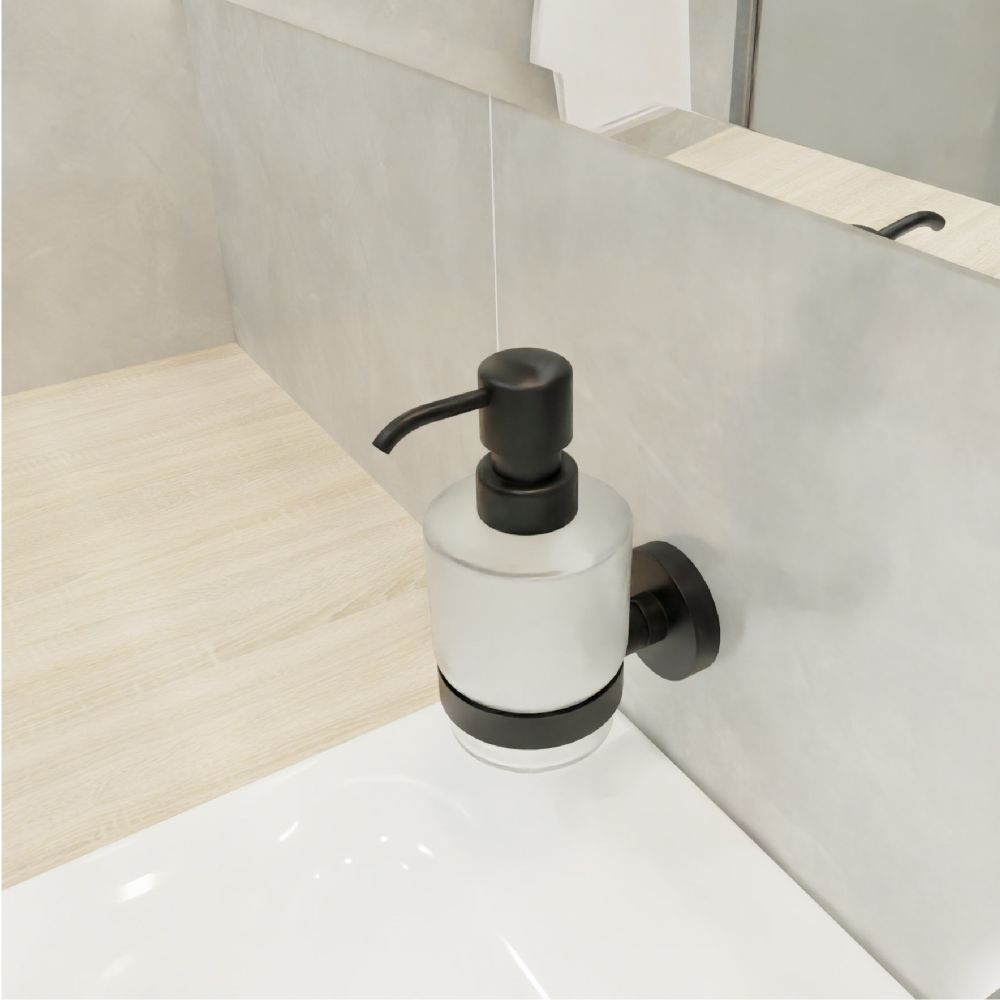 Дозатор жидкого мыла FIXSEN COMFORT    BLACK FX-86012, черный