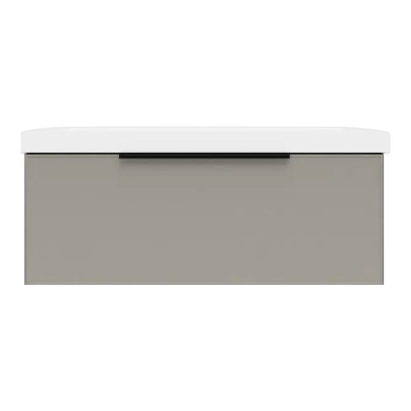 Тумба под раковину подвесная La Fenice SIMPLA FNC-01-SIM-C-100, бежевая