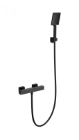 Смеситель для душа с термостатом WONZON & WOGHAND STAY 3, Черный матовый (WW-B2062-A-MB)