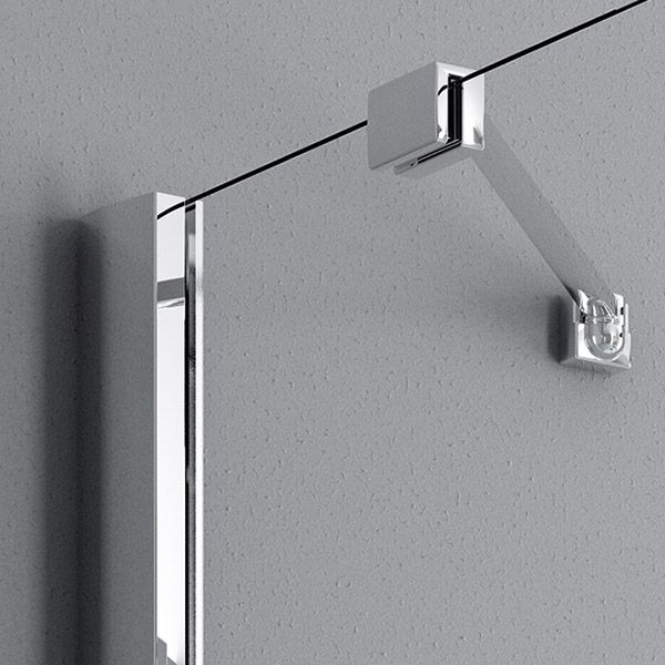 Дверь душевого уголка Radaway Essenza New KDJ 80 L профиль Хром стекло прозрачное