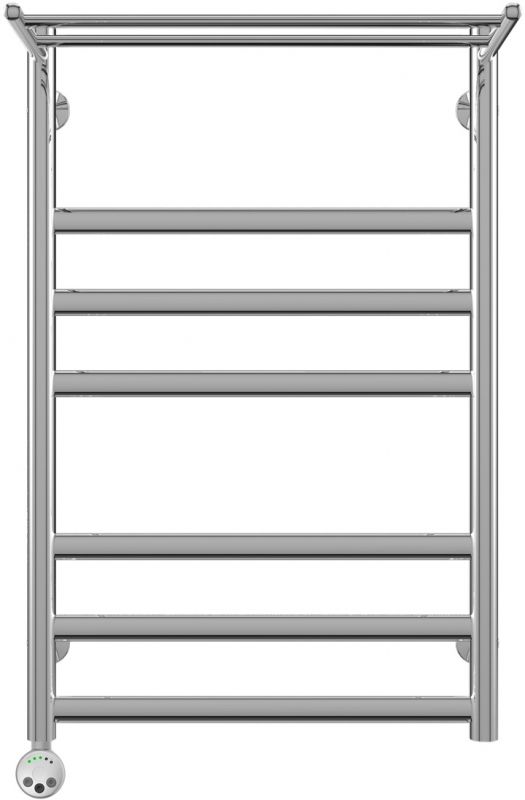 Электрический полотенцесушитель Terminus Хендрикс П7 500x796 4660059921280 с полкой Хром